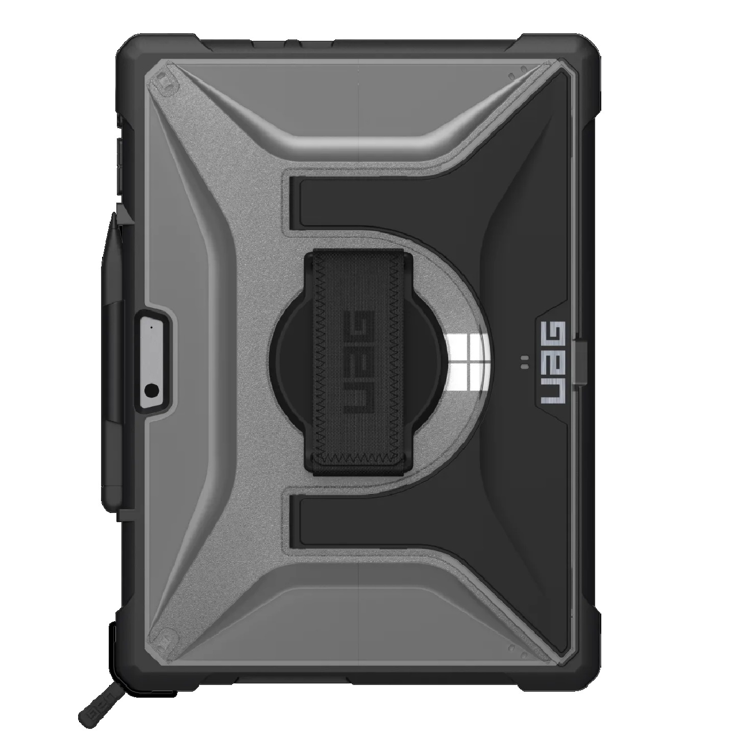 UAG Plasma Microsoft Surface Pro (13") (12th/ 11th/ 10th/ 9th/ 8th Edition) Hand Shoulder Strap Rugged Case - Ice (324012114343)