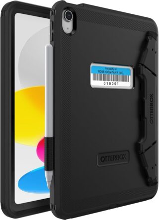 OtterBox Rugged Defender Apple iPad (11") (A16) (11th Gen) / iPad (10.9") (10th Gen) Kickstand Case - Black (77-93756)