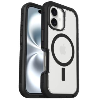 OtterBox Defender XT MagSafe Apple iPhone 16 (6.1") Case Clear/Black - (77-96056)
