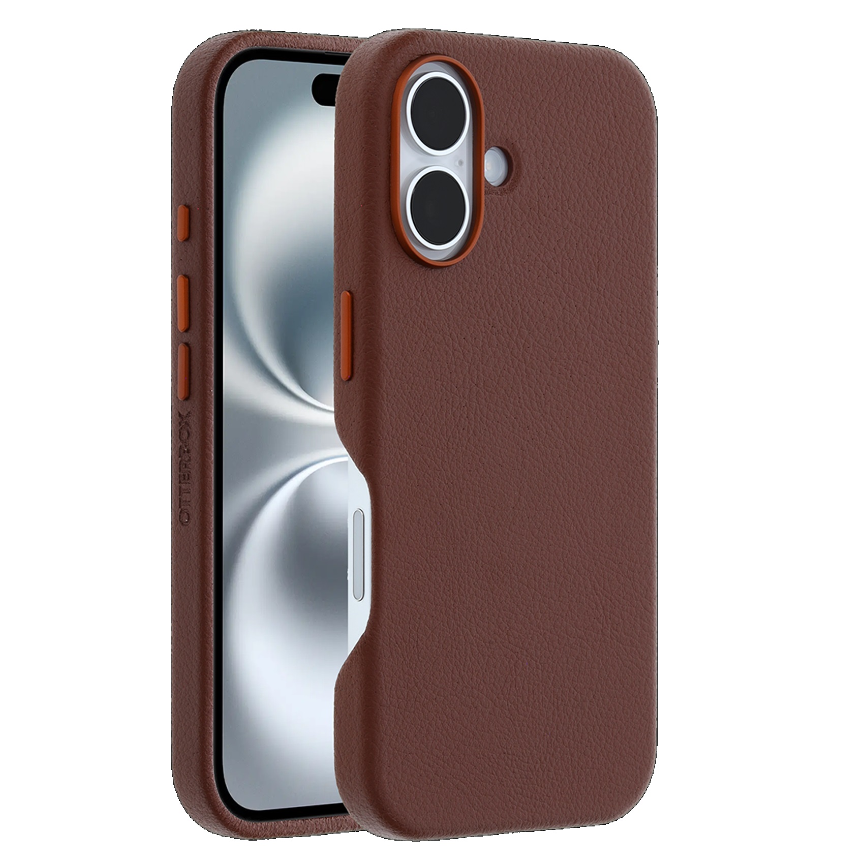 OtterBox Symmetry MagSafe Cactus Leather Apple iPhone 16 Plus (6.7") Case Brown - (77-96289)