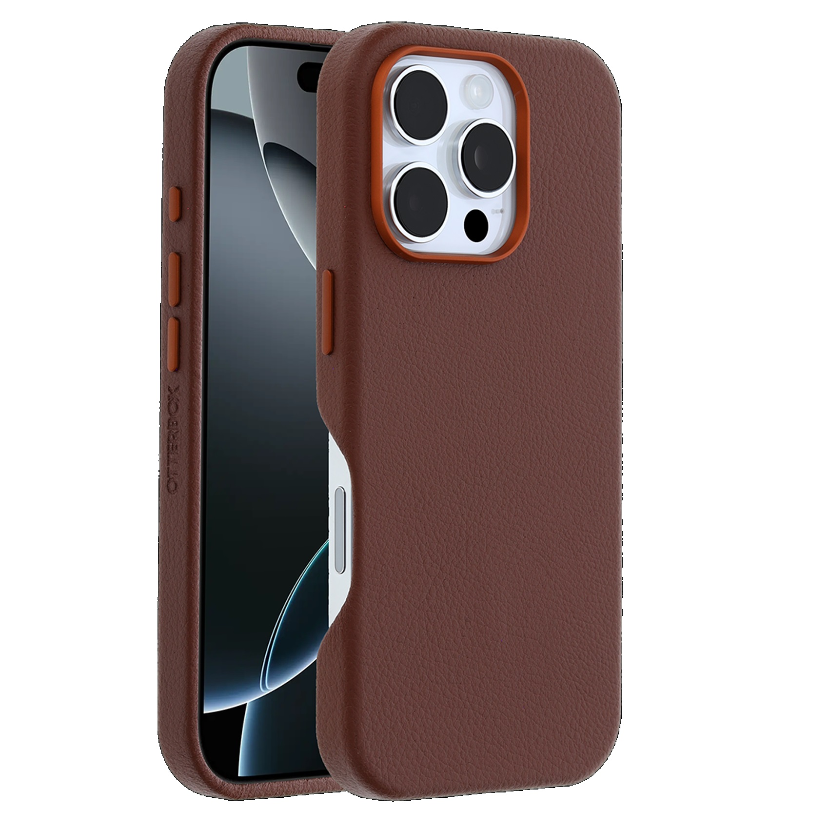 OtterBox Symmetry MagSafe Cactus Leather Apple iPhone 16 Pro Max (6.9") Case Brown - (77-96337)