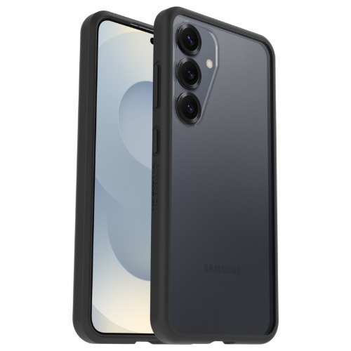 OtterBox React Samsung Galaxy S25 5G (6.2") Case Black Crystal (Clear/Black) - (77-97382)