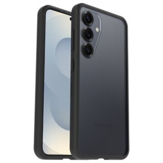 OtterBox React Samsung Galaxy S25+ 5G (6.7") Case Black Crystal (Clear/Black) - (77-97443)