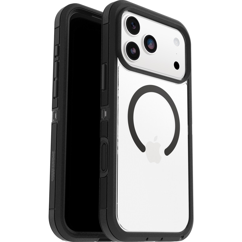 OtterBox Defender Pro XT MagSafe Apple iPhone 17 Pro (6.3") Case Dark Side (Clear/Black) - (77-98516)