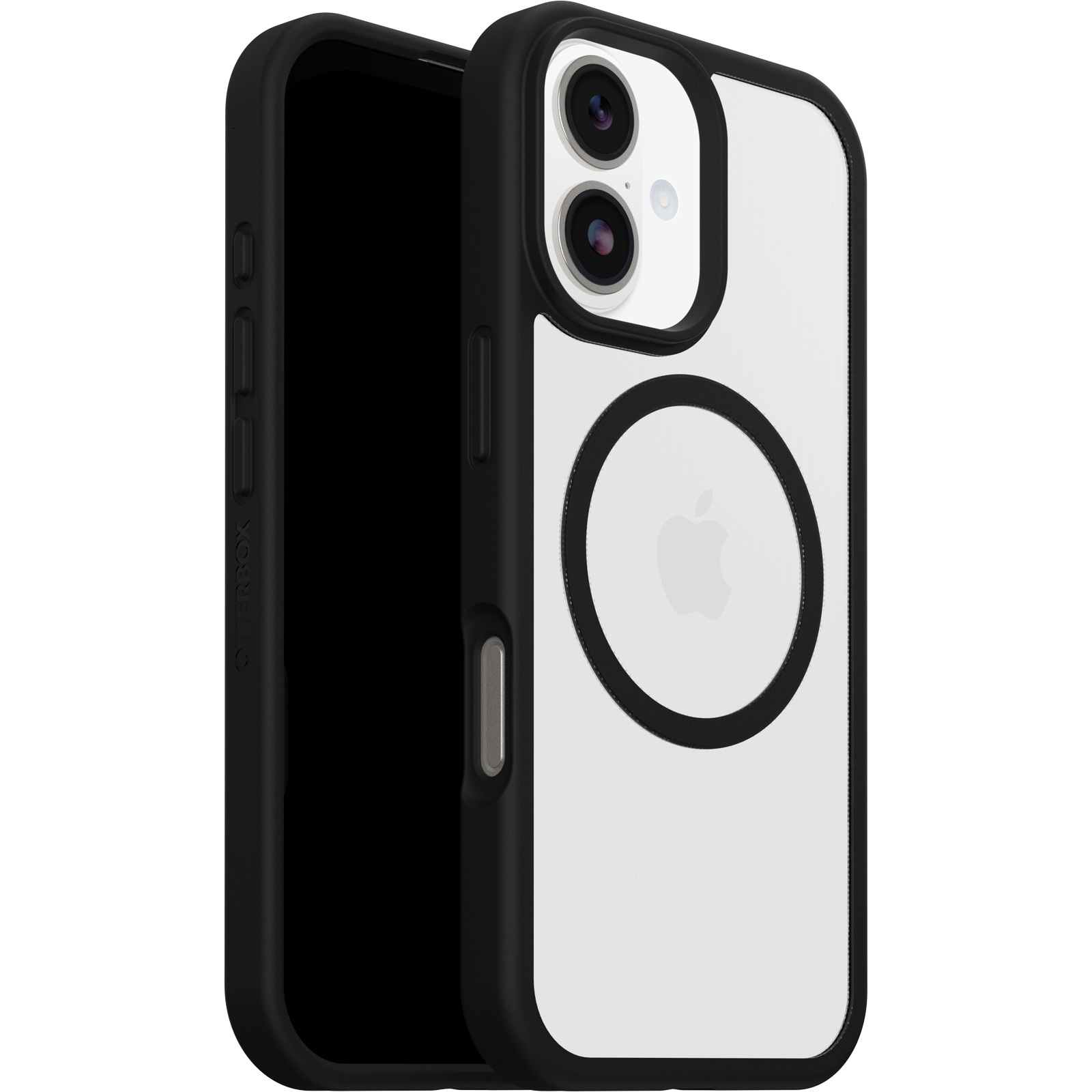 OtterBox React MagSafe Apple iPhone 17 (6.3") Case Black Crystal (Clear/Black) - (77-98591)