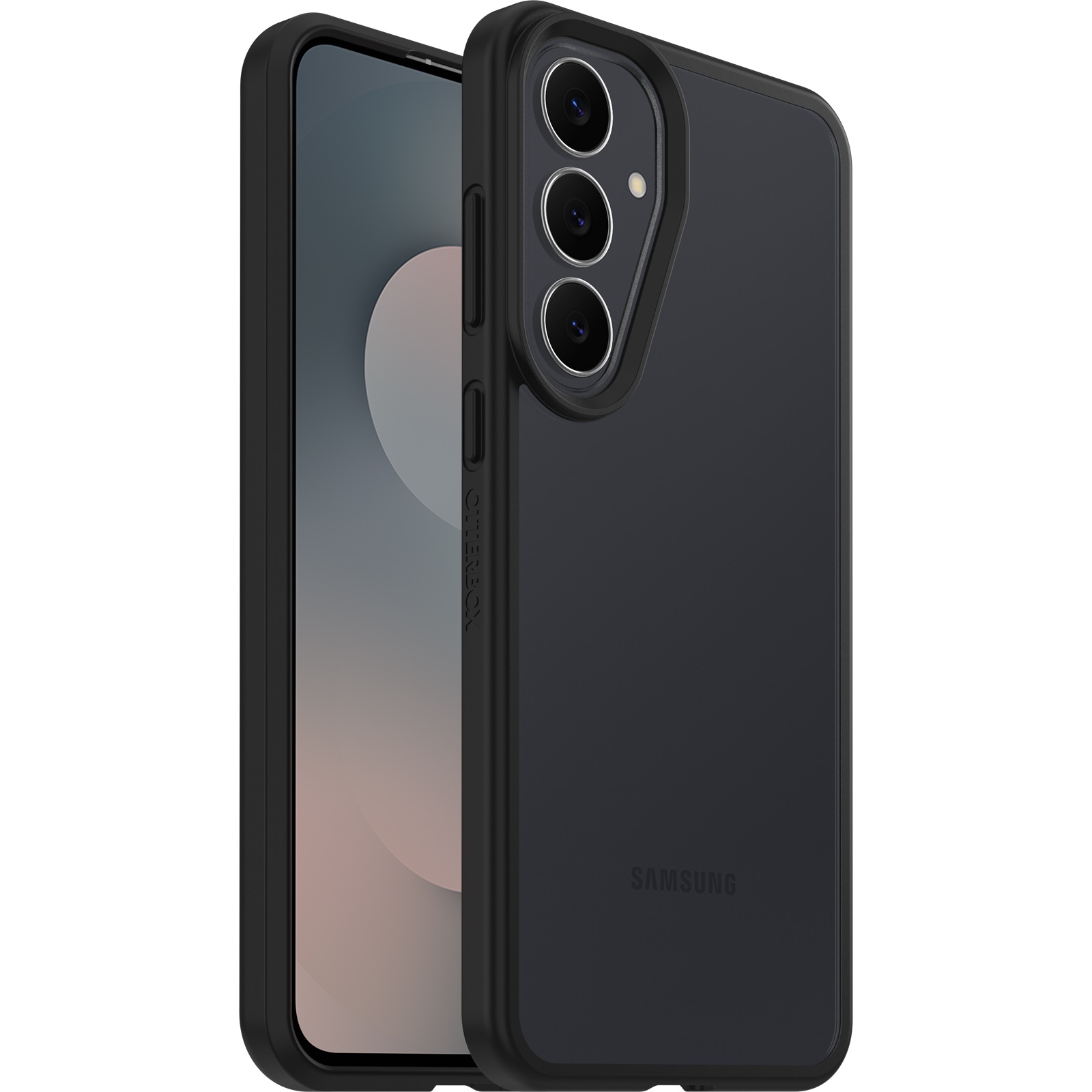 OtterBox React Samsung Galaxy S25 FE 5G (6.7") Case Black Crystal (Clear/Black) - (77-99264)