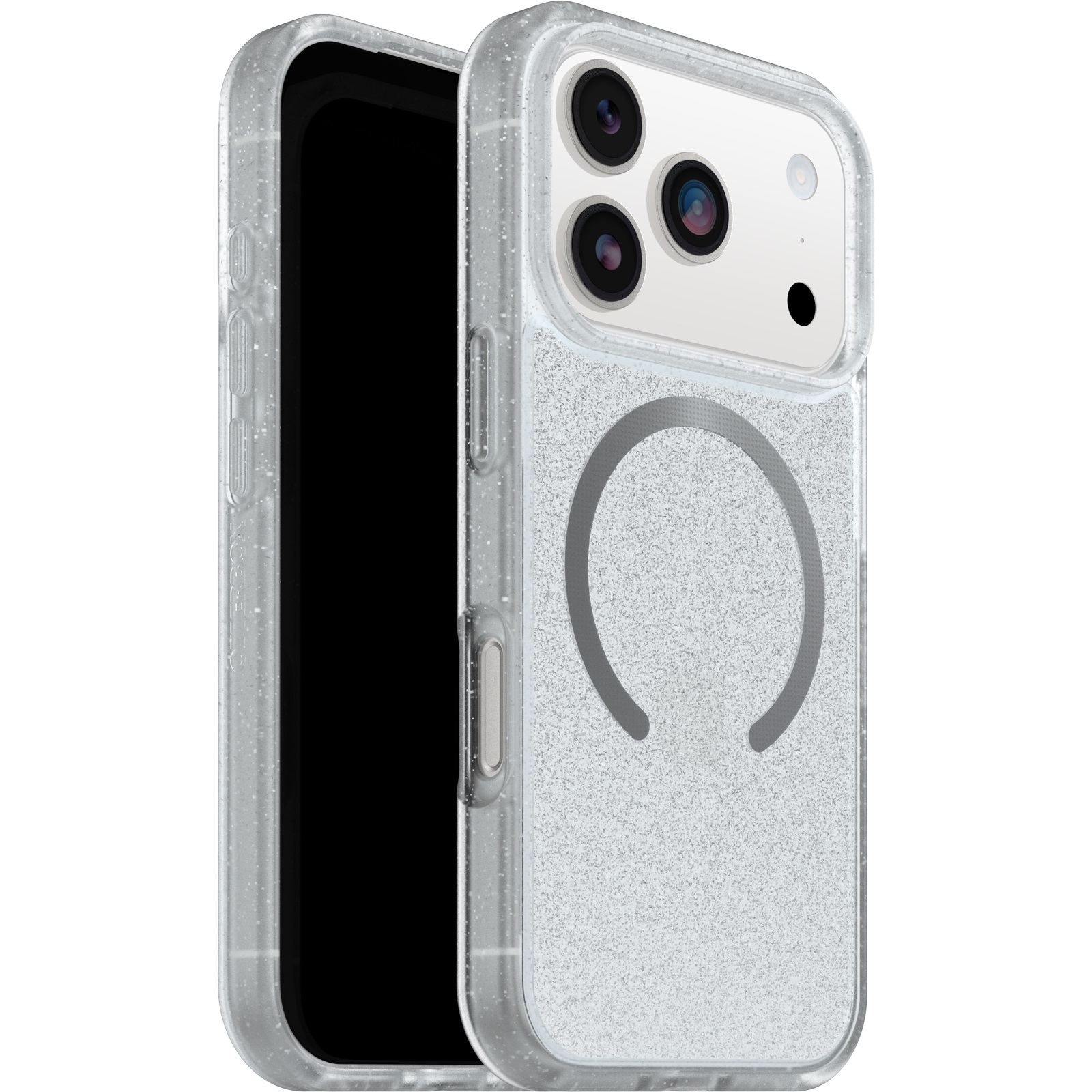 OtterBox React MagSafe Apple New iPhone 2026 / iPhone 17 Pro (6.3") Case Stardust(Clear Glitter) - (77-99281)