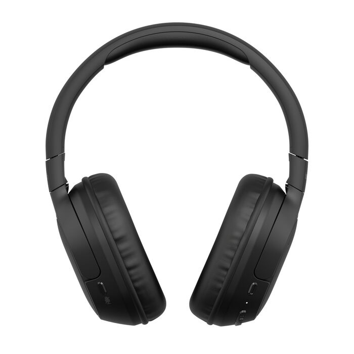 Belkin SoundForm Surround Wireless Over-The-Ear Headphones + USB-C Cable (1.2M) + Audio Cable (3.5mm) (1.2M) - Black (AUD009FQBK)