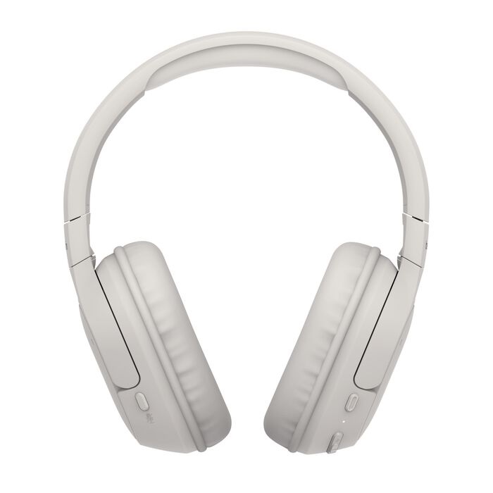 Belkin SoundForm Surround Wireless Over-The Ear Headphones + USB-C Cable (1.2M) + Audio Cable (3.5mm) (1.2M) - Sand (AUD009fqSA)