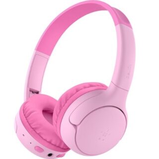 Belkin SoundForm Mini2 Wireless On-Ear Headphones for Kids - Pink(AUD012fqPK)
