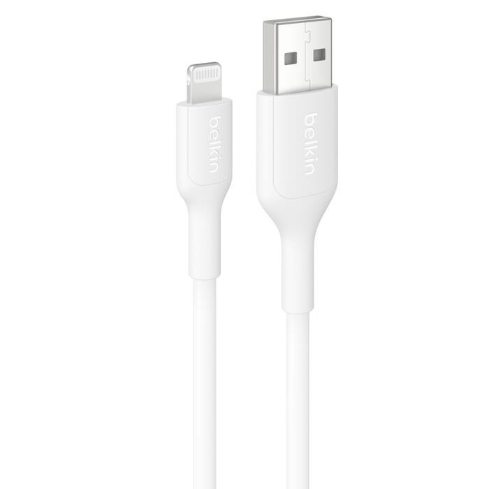 Belkin BoostCharge Lightning to USB-A Cable (1M) - White (CAA019fq1MWH)
