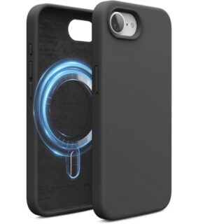 USP Apple iPhone 17e /  iPhone 16e (6.1") Silicon Case Black with Magsafe - Shockproof