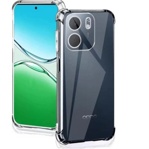 USP Oppo A6x 4G / 5G (6.7") Acrylic TPU Hard Case Clear (With Soft Round Airbags) - Ultra-Thin Lightweight