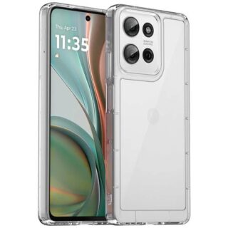 USP Motorola Moto G15 (6.7") Acrylic  TPU Hard Case Clear (With Soft Round Airbags) - Ultra-Thin  Lightweight