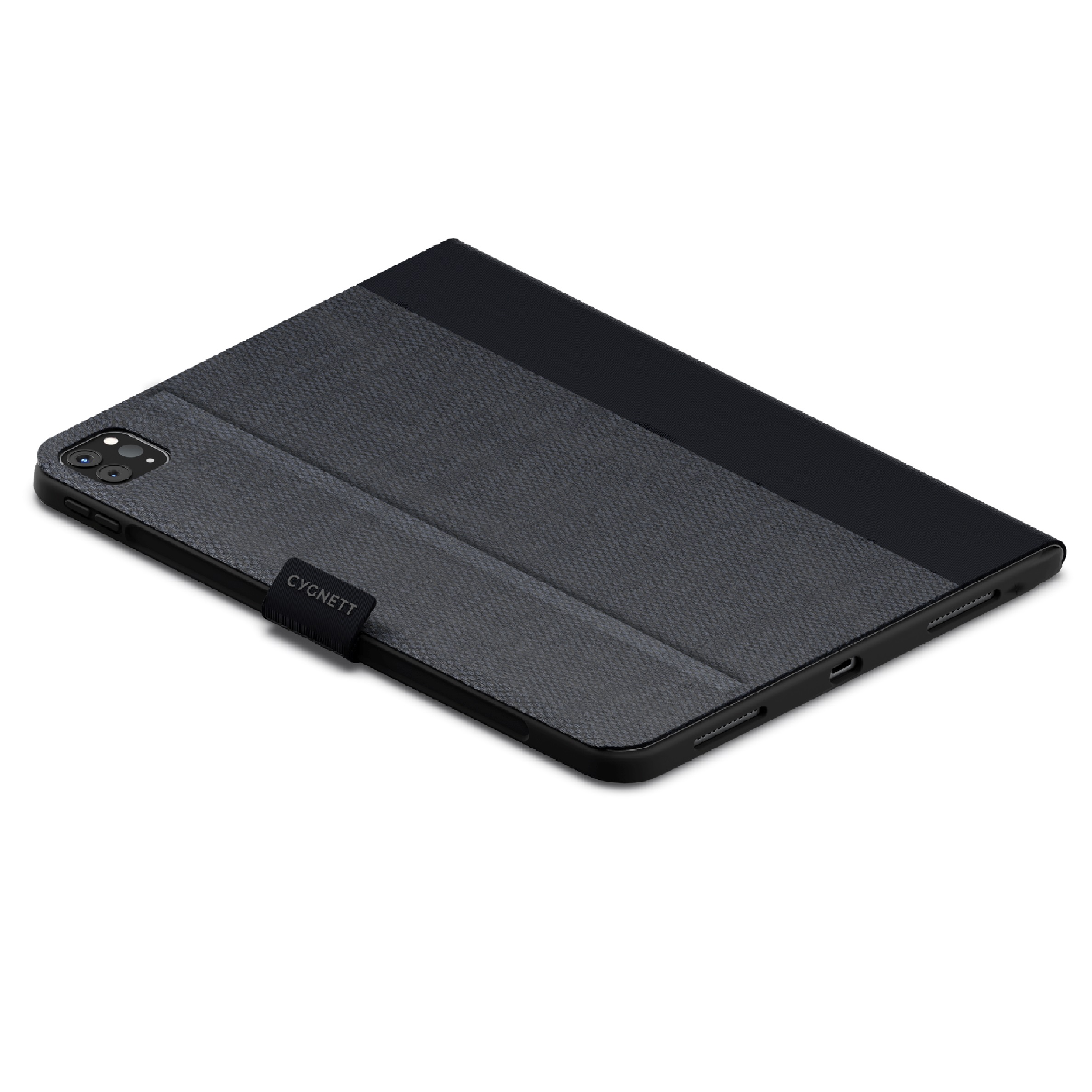 Cygnett TekView Apple iPad Pro (11") (M5/M4) (6th/5th Gen) Case - Black (CY4972TEKVI)