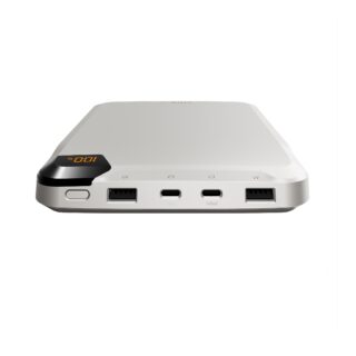 Cygnett ChargeUp VertPWR 25K mAh Laptop Power Bank + USB-C Cable (40CM) + Stand - Champagne (CY5129PBCHE)