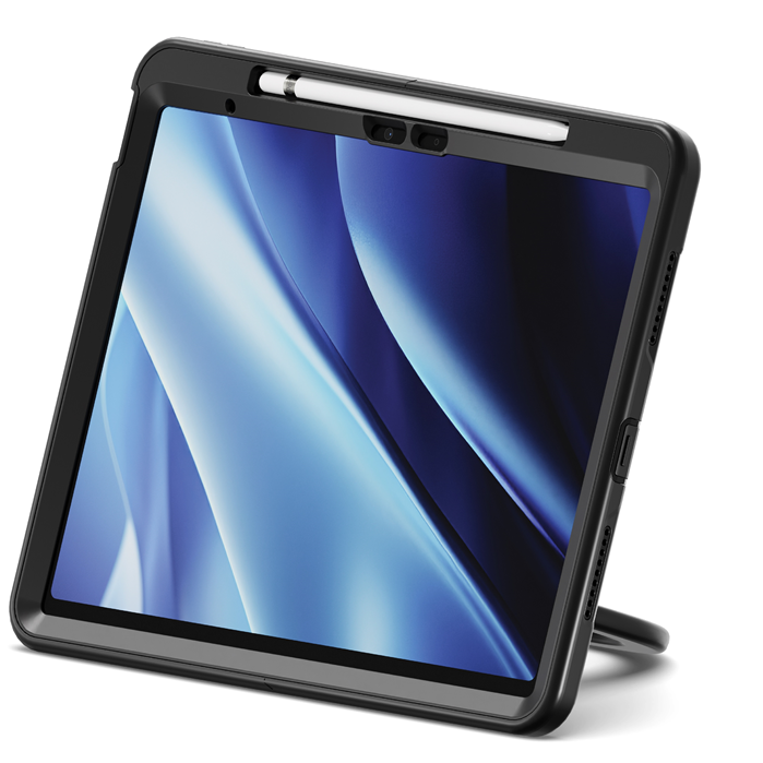 Cygnett GripStand Apple iPad Air (13") (M2/M3) Case -Black(CY5203CPGRP)