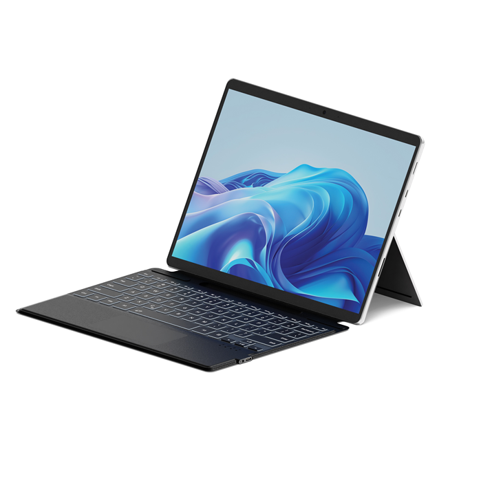 Cygnett Microsoft Surface Pro 11/Surface Pro 10/Surface Pro 9/Surface Pro 8 Magnetic Keyboard - Black(CY5341CKBCA)Pen Slot