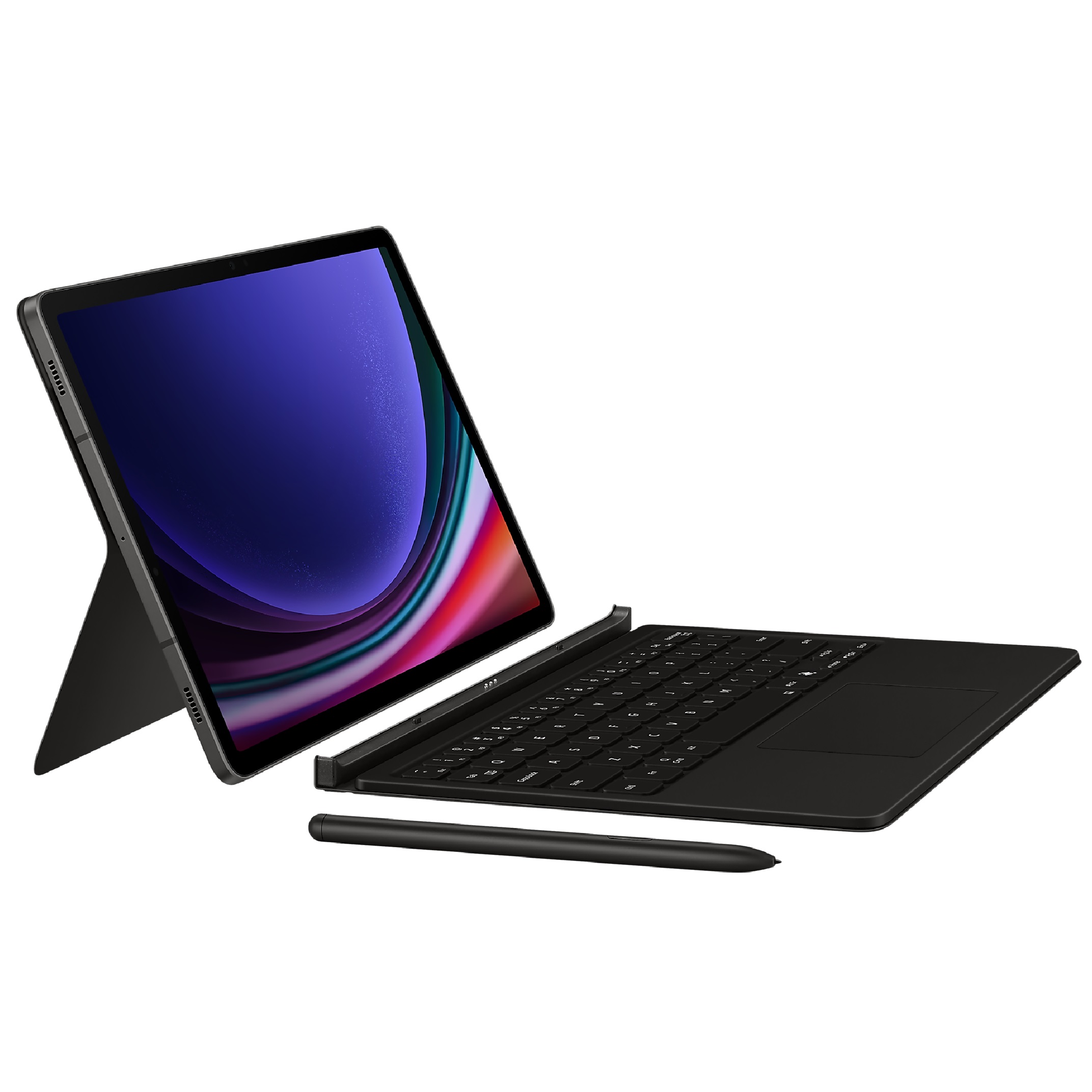 Samsung Galaxy Tab S10 Lite / S10 FE / Tab S9 / S9 FE Book Cover Keyboard - Black(EF-DX725UBEGWW)