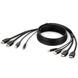 Belkin Cybersecurity and Secure KVM TAA AA DUAL HDMI/USB/AUD CBL