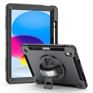 USP Rugged Apple iPad Air (10.5") (3rd Gen) Case Black - Built-in-Kickstand