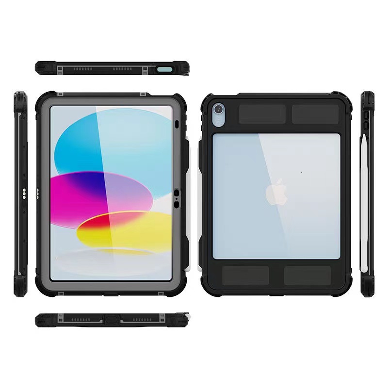 USP Apple iPad (11") (A16) (11th Gen) / iPad (10.9") (10th Gen) WaterProof Case Black - IP68