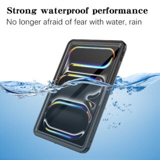 USP Apple iPad Pro (11") (M5/M4) (6th/5th Gen) WaterProof Case Black - IP68
