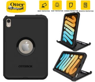OtterBox Defender Apple iPad Mini (8.3") (A17 Pro) (7th Gen) / iPad Mini (8.3") (6th Gen) Case Black - (77-87476)