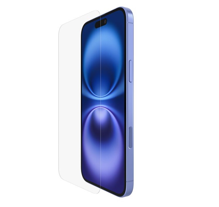 Belkin ScreenForce UltraGlass 2 Treated Screen Protector for Apple iPhone 16 Plus/iPhone 15 Plus/iPhone 14 Pro Max - Clear (OVA132zz)