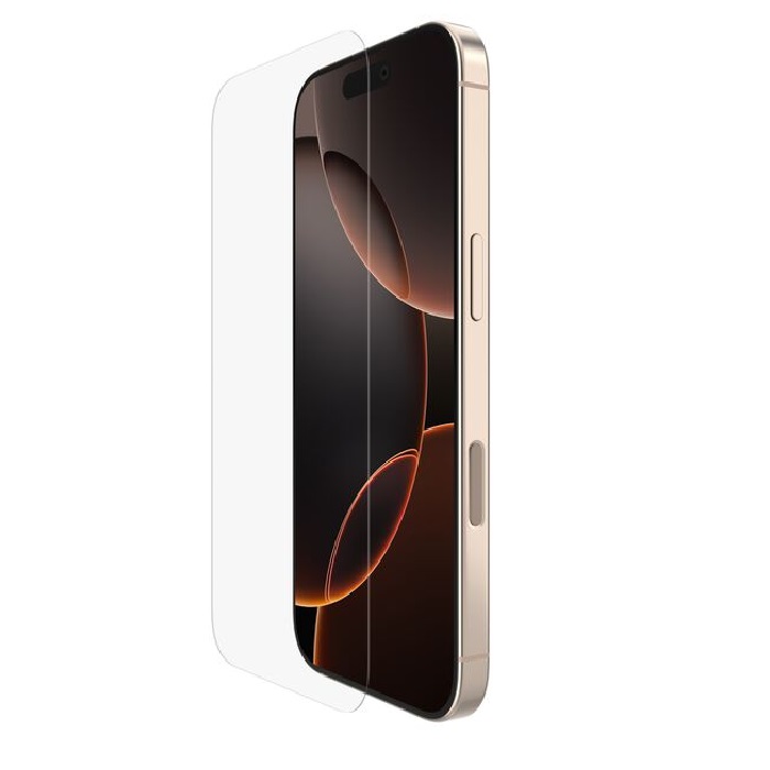 Belkin ScreenForce UltraGlass 2 Apple iPhone 17/ iPhone 16 Pro (6.3") Screen Protector - Clear (OVA157fq)