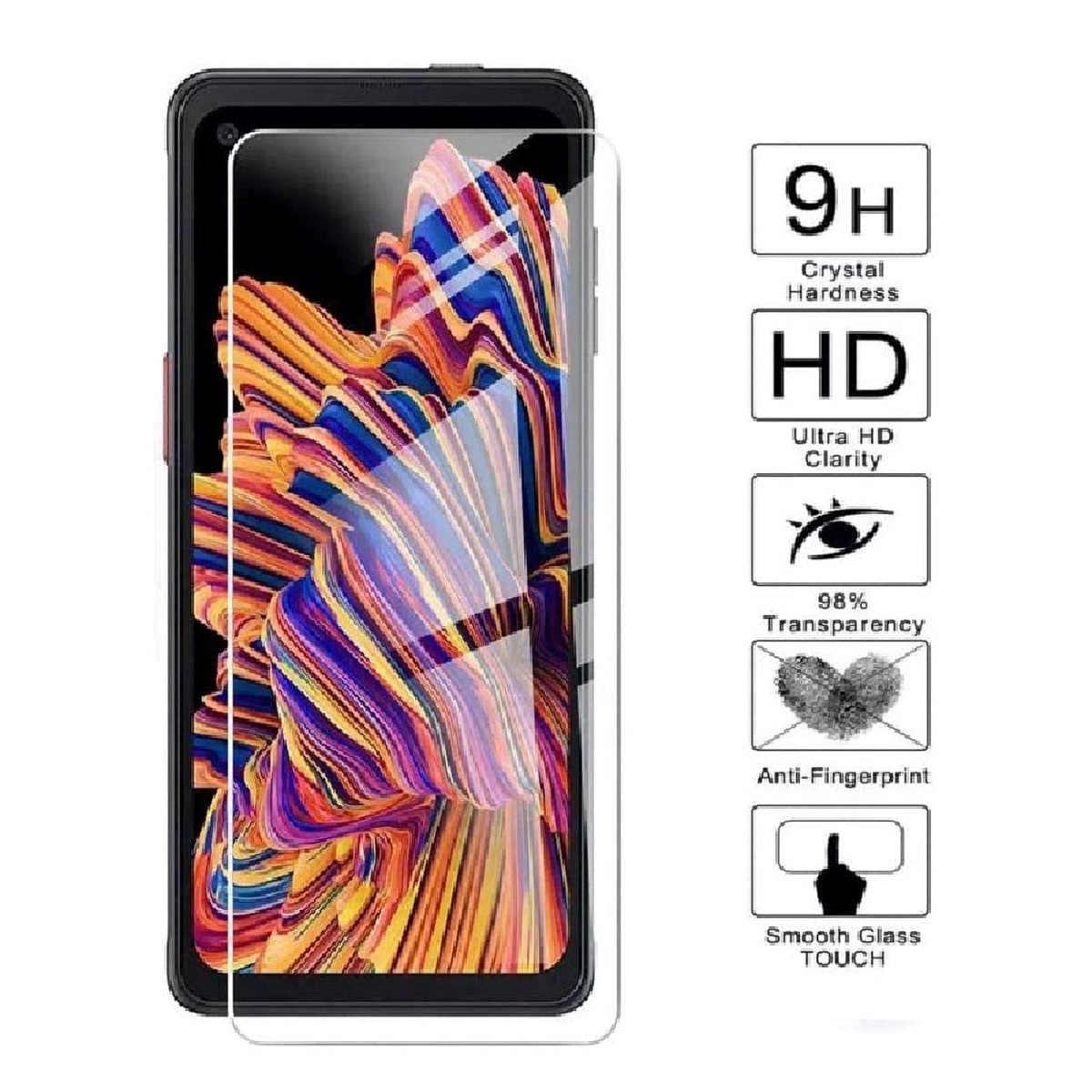 USP Samsung Galaxy XCover7 5G (6.6") Tempered Glass Screen Protector - Full Coverage
