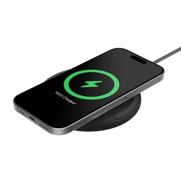 Belkin BoostCharge Wireless Charging Pad + USB-C to USB-C Cable (1.5M) - Black (WIA012fqBK)