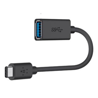 Belkin 3.0 USB-C to USB-A Adapter - Black (F2CU036btBLK)