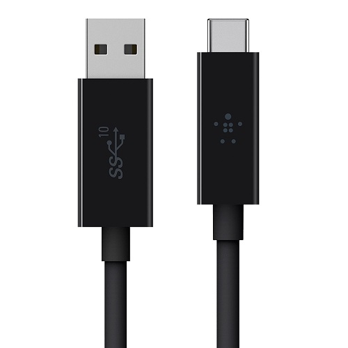 Belkin 3.1 USB-C to USB-A Cable (1M) - Black (F2CU029bt1M-BLK)