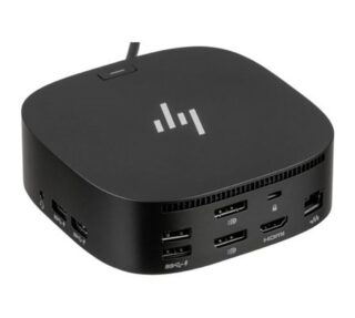 HP Dock G2 USB-C Universal Docking Station - 100W Power Delivery 3xDisplays or 2x4K 2xDP 1xHDMI 4xUSB-A 1xUSB-C RJ45 Audio Combo for HP Notebook PC