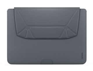 Lenovo Origami 35.6 cm (14") Sleeve case Grey PE bag+belly band Snug fit 14" Notebook Origami-fold design Sustainable RPET inner materials