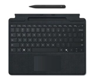Microsoft Surface Pro 8/9/X/10/11 Business Signature Mechanical  Backlit Key Large Type cover Keyboard Black with Slim Pen