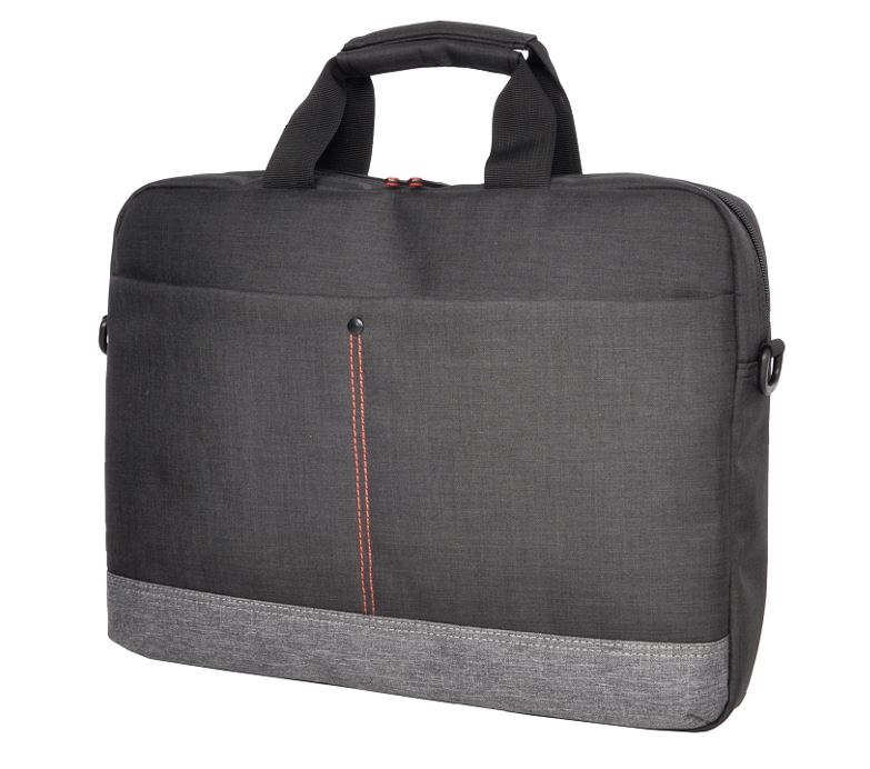 Oxhorn 10" 13.3" 14" 15.6" 16" Notebook back high-quality nylon fabric Top zip closure and padded compartment Shoulder strap nylon case Black+ Grey