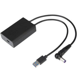 Targus USB-C USB-A DC Power Demultiplexer Adapter for DOCK180 with Power Delivery Black 3 year WTY