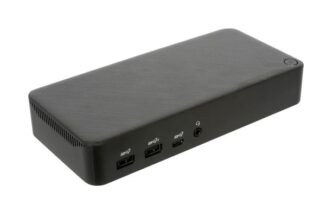 Targus USB4 Triple Video Docking Station 100W Power Delivery 2.5G Ethernet 8K@60Hz 4K@60Hz 1x USB4 1xUSB-C 3.2 1xHDMI 2xDP1.4 3Y WTY