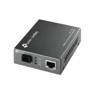 TP-Link MC112CS Media Converter SC WDM Monomodo Simplex 10/100Mbps RJ45 to 100M single-mode SC fiber Tx:1310nm Rx:1550nm up to 20km (LS)