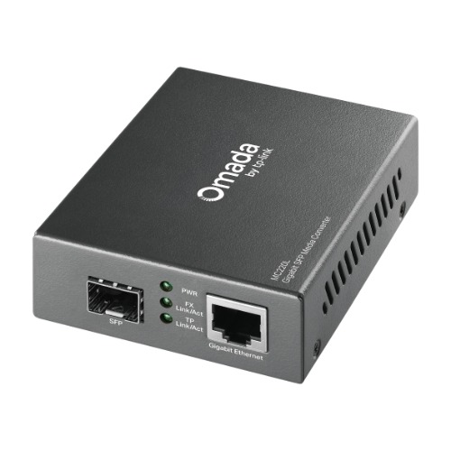 TP-Link MC220L Gigabit Single Multi-Mode SFP Media Converter - IEEE 802.3ab/802.3z