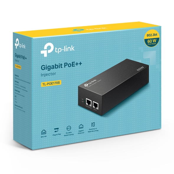 TP-Link TL-POE170S Omada PoE++ Injector