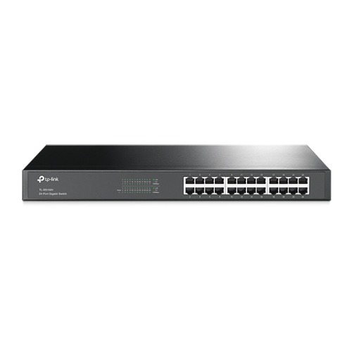 TP-Link TL-SG1024 24-Port Gigabit 19" Rackmountable Unmanaged Switch energy-efficient Supports MAC Plug play 48Gbps Switching Capacity