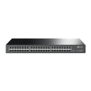 TP-Link TL-SG1048 48-Port Gigabit Rackmount Switch 19-inch rack-mountable steel case 96Gbps Switching Capacity IEEE 802.3x flow control Auto MDI/MDIX