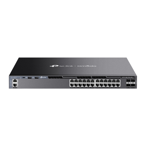 TP-Link SG6428X Omada 24-Port Gigabit Stackable L3 Managed Switch with 4 10GE SFP+ Slots