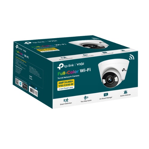 TP-Link VIGI 5MP C450(2.8mm) Full-Colour Turret Network Camera 2.8mm Lens