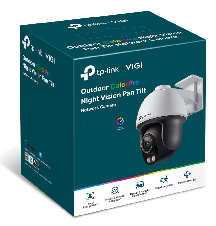 TP-Link VIGI 4MP C540S(4mm) Outdoor ColourPro Night Vision Pan Tilt Network Camera