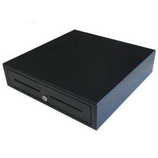 Vpos EC-410 Cash Drawer/Black/ 5 Note 8 Coin Cups/410 mm (w) x 415 mm (d) x 110 mm (h) 24V - POS