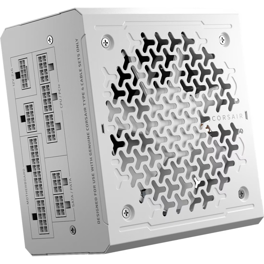 Corsair RMe Series™ RM1000e - Fully Modular Low-Noise ATX Power Supply - White (AU)